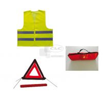 Kit de sécurité : gilet de sécurité + triangle de présignalisation